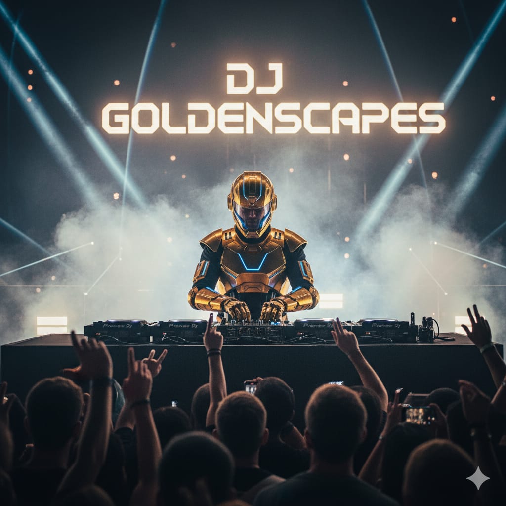 DJ Goldenscapes live on stage